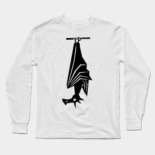 Hanging Around Bat Unicorn Long Sleeve T-Shirt